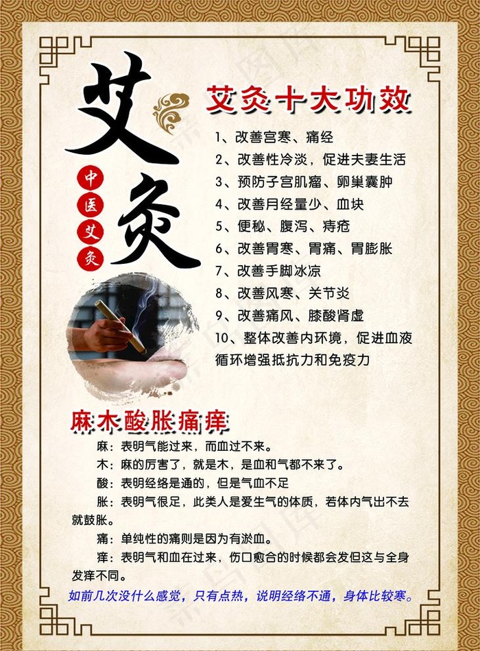 艾灸图片