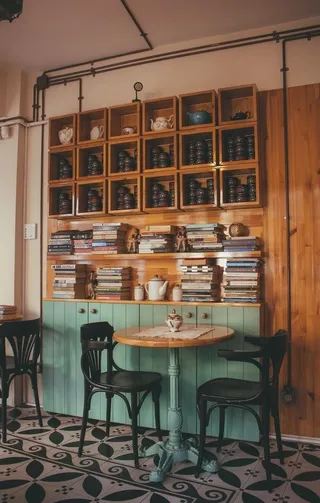 复古咖啡店图片