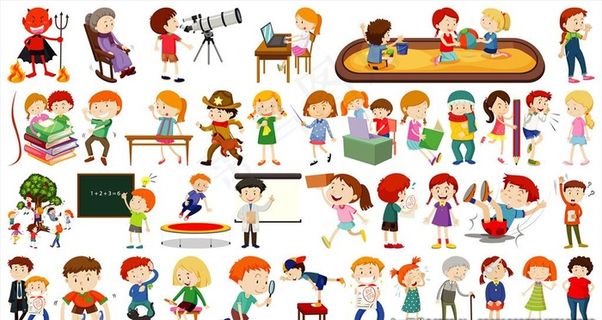 矢量儿童素材图片