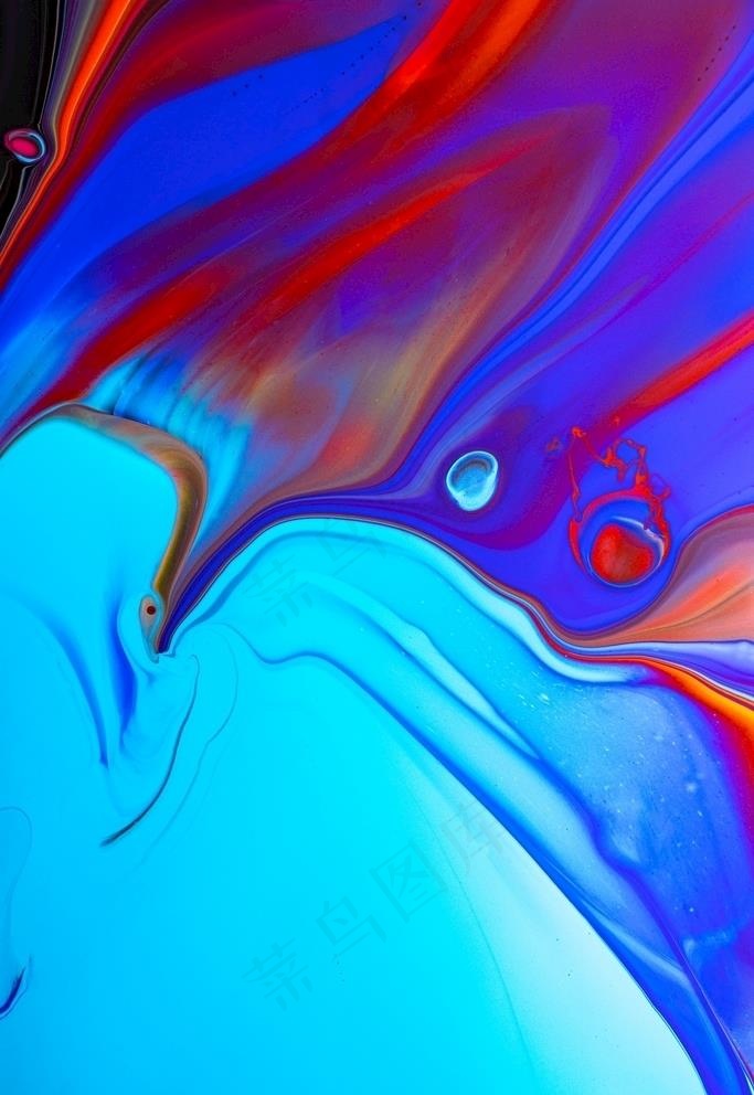 高清 抽象 水彩 扎染 彩色图片