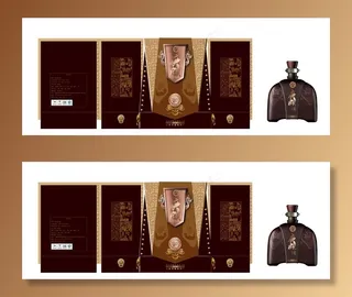 酒盒包装效果图图片