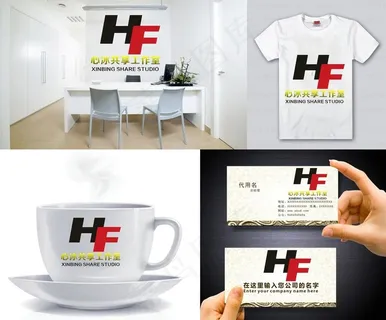 HF字母LOGO图片
