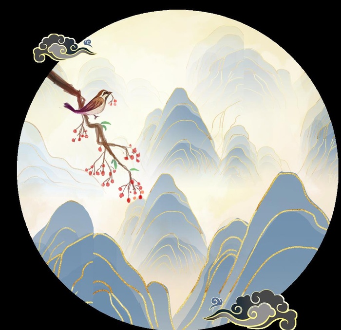 国画山水画图片