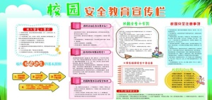校园安全教育社会公益海报素材图片