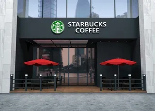 门头招牌样机图片