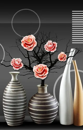 背景墙装饰画图片