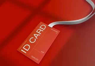 工作证样机  图片