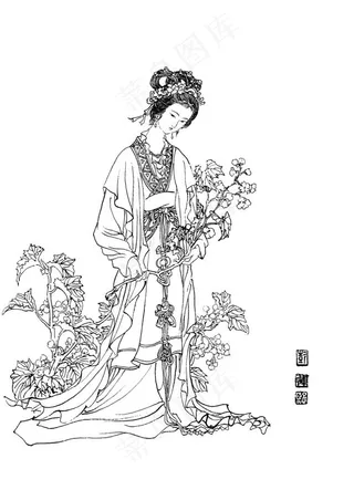 海棠花神 孙道绚图片