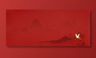 红色古典背景图片