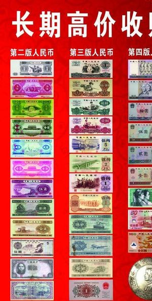 长期高价收购人民币图片