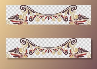 欧式植物花纹图片