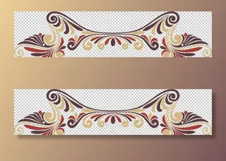 欧式植物花纹图片