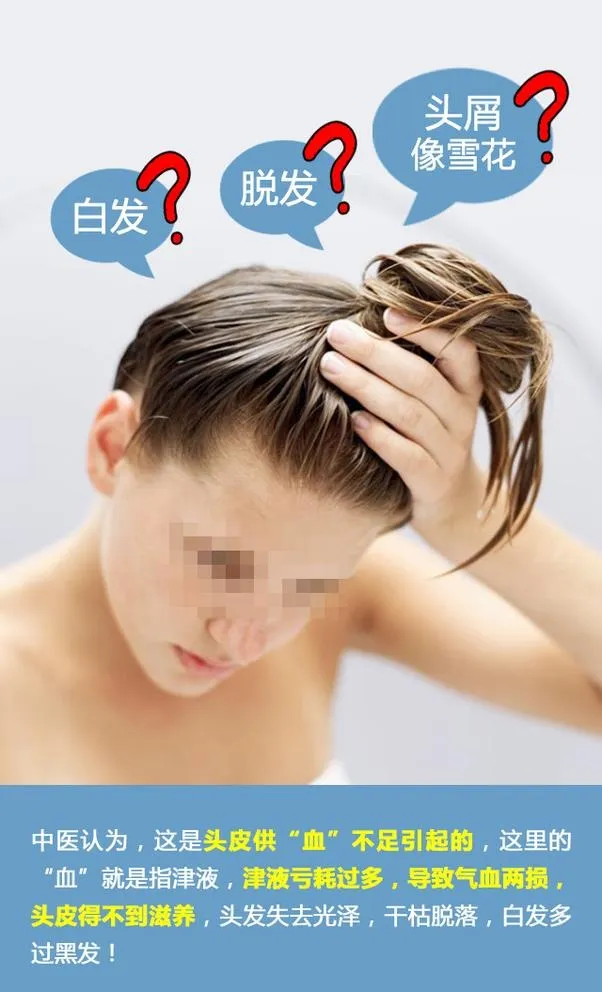 白发、脱发、头屑像雪花？图片(640x1088)psd模版下载