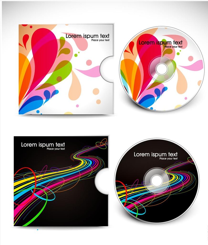 矢量光盘封面图图片