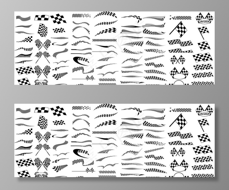 赛车旗图片psd模版下载