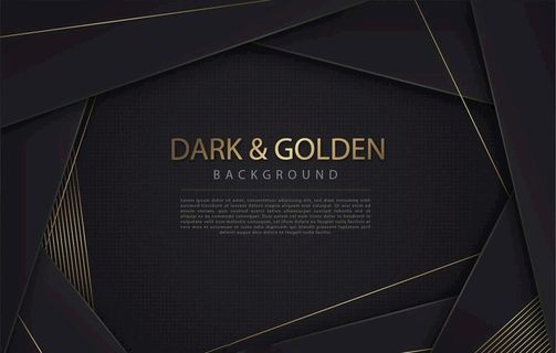 黑金几何主视觉背景    图片