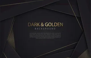 黑金几何主视觉背景    图片