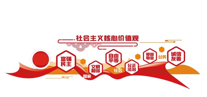 *核心价值观图片ai矢量模版下载