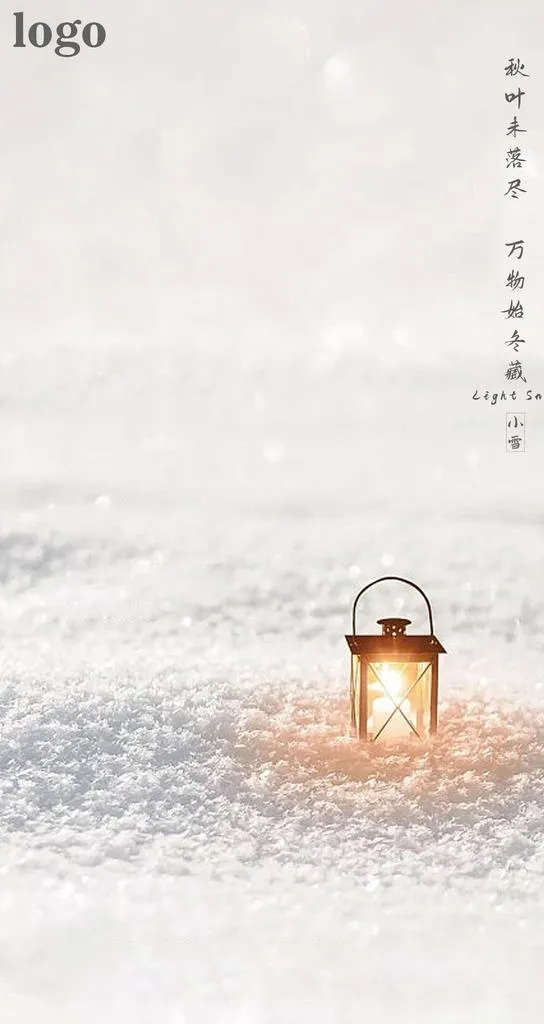 小雪海报图片(1080x1920)psd模版下载