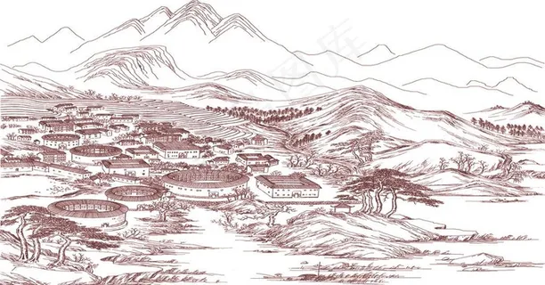 客家围屋图片 客家围屋图片