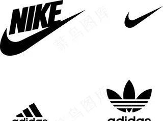 耐克阿迪LOGO图片
