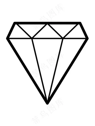 手绘钻石宝石水晶珠宝免扣素材图片