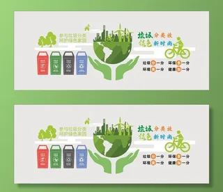 垃圾分类文化墙图片