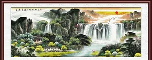 山水国画图片