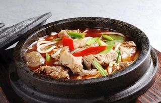 口味羊肉锅图片