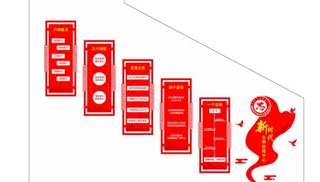 新时代文明实践文化墙图片