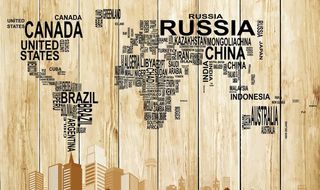 字母北欧风格壁纸图片