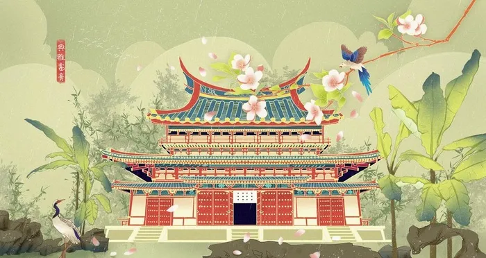 国潮插画图片(4725x2658)psd模版下载