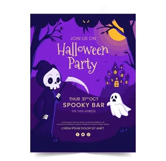 万圣节海报图片