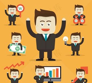 卡通商业人物图片