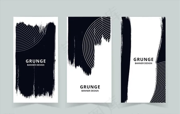 笔刷图片ai矢量模版下载