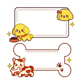 宠物狗粮标题框图片