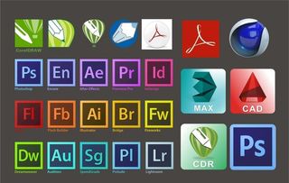 常用设计软件图标图片
