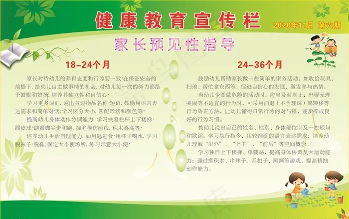 健康教育宣传栏图片cdr矢量模版下载