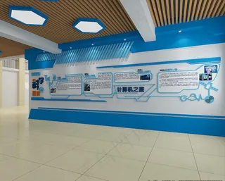 科技 形象墙 文化墙 走廊文化图片