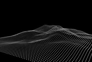 山脉粒子素材图片