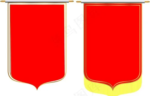 锦旗矢量 锦旗设计图片