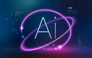 AI光束科技感背景矢量图片