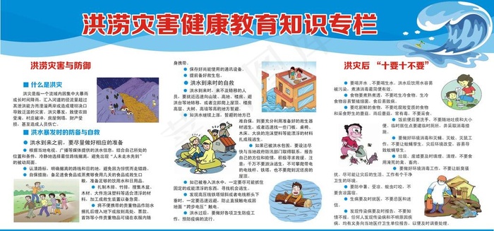 洪涝灾害专栏图片(0×0像素())cdr矢量模版下载