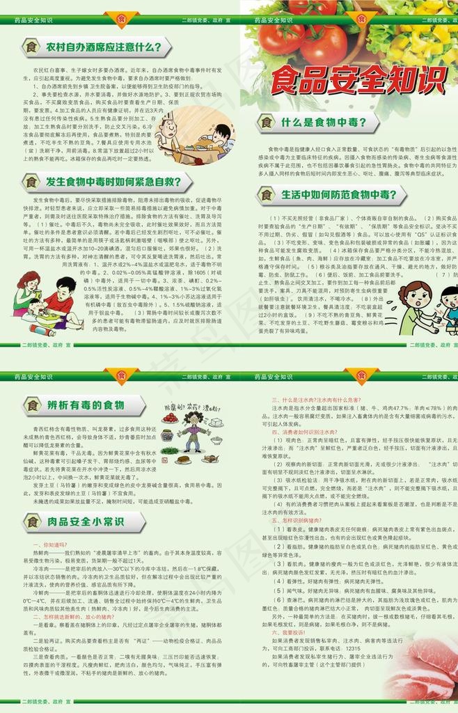 食品安全知识图片(0×0像素())cdr矢量模版下载