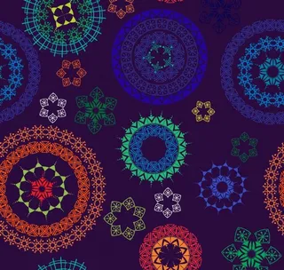 欧式花纹背景图片