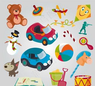 卡通儿童玩具图片