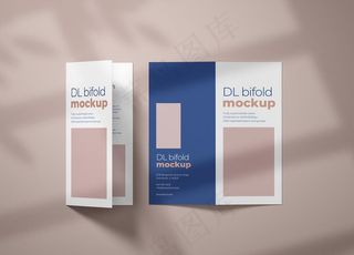 高端折页样机模板图片