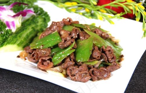 凉瓜炒牛肉图片