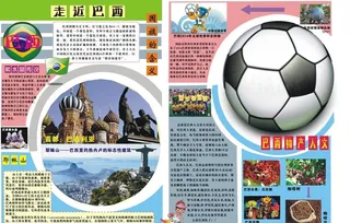 巴西手抄报图片