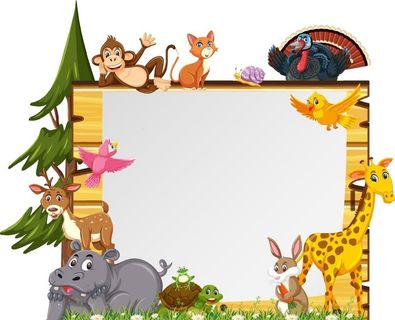 卡通动物  图片